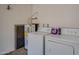 The laundry room features a hot water heater, washer and dryer, and hook-ups at 19849 N 33Rd Ave, Phoenix, AZ 85027