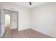 Bright and airy bedroom with modern ceiling fan and wood-style flooring at 2401 E Rio Salado Pkwy # 1055, Tempe, AZ 85288
