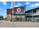 Sloan Park, the spring training home of the Chicago Cubs, boasts a modern entrance at 2401 E Rio Salado Pkwy # 1055, Tempe, AZ 85288