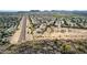 An aerial shot capturing a community with mountain views and desert landscape, offering tranquility and natural beauty at 3028 W Parkside Ln, Phoenix, AZ 85027