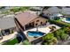Home featuring a private backyard with a freeform pool, covered patio, and low maintenance desert landscape at 3028 W Parkside Ln, Phoenix, AZ 85027
