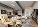 Open-concept living space with sleek furniture, modern lighting, and stylish decor, ideal for entertaining at 424 S 2Nd St # 306, Phoenix, AZ 85004
