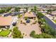 Expansive backyard featuring a gazebo, mature landscaping, and a charming outdoor space for relaxation and entertainment at 5446 S Sandstone Ct, Gilbert, AZ 85298
