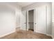 Bedroom with carpeted floors, neutral walls, and closet at 5446 S Sandstone Ct, Gilbert, AZ 85298