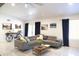 Bright living room features modern furniture, stylish decor, and ample natural light at 6920 E Beverly Ln, Scottsdale, AZ 85254