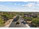 Aerial view of the neighborhood showcasing lush desert landscape and beautiful homes at 7221 E Eclipse Dr, Scottsdale, AZ 85266