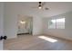 Spacious bedroom with ensuite bathroom featuring a double sink vanity and modern lighting at 743 N Bermuda --, Mesa, AZ 85205