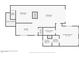 Second floor floorplan showing kitchen, dining room, living room, laundry, closets, and bedrooms at 7800 E Lincoln Dr # 2029, Scottsdale, AZ 85250