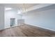 Bright room upstairs with hardwood floors and a chandelier for a simple, yet stylish look at 7800 E Lincoln Dr # 2029, Scottsdale, AZ 85250