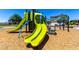 Vibrant community playground featuring slides and climbing structures for active outdoor fun and play at 9837 E Satellite Dr, Mesa, AZ 85212