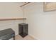 This closet is a simple storage space with shelving, rod, and a black filing cabinet at 10626 N 8Th St, Phoenix, AZ 85020