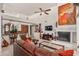 Spacious living room with bright fireplace, kitchen bar and lots of space to spread out at 10626 N 8Th St, Phoenix, AZ 85020