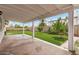 Inviting backyard space showcasing lush green turf and a shaded patio at 1245 W Lobo Ave, Mesa, AZ 85202