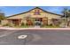 Exterior view of the Marley Park Pool House with rustic barn-style architecture and charming details at 13722 N 150Th Ln, Surprise, AZ 85379