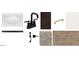 Selection of bathroom finishes including a vessel sink, carpet and wood-look flooring at 15785 W Beryl Ave, Waddell, AZ 85355