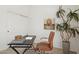 Cozy office featuring a modern desk, stylish chair, and a potted plant at 17141 E Rockwood Dr, Fountain Hills, AZ 85268
