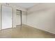Neutral bedroom with a mirrored closet and easy access to storage at 17244 N 29Th Ave, Phoenix, AZ 85053