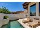 Private pool and patio with lounge chairs offering a relaxing outdoor space at 2132 E Northview Ave, Phoenix, AZ 85020