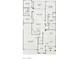 Detailed floor plan featuring the layout of the home, including the kitchen, bedrooms, living spaces, and bathrooms at 2507 E Eleana Ln, Gilbert, AZ 85298