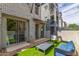 Cozy outdoor patio with stylish furniture, ideal for enjoying warm evenings at 300 N Gila Springs Blvd # 181, Chandler, AZ 85226