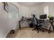 Office features neutral walls, a desk, computer, and a large window with natural light at 4123 S Wayne Pl, Chandler, AZ 85249