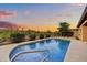 Inviting backyard pool with desert views, perfect for relaxation and entertainment at 5626 E Sleepy Ranch Rd, Cave Creek, AZ 85331