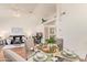 Cozy dining area with seating for four, open to the living space at 64 N 63Rd St # 55, Mesa, AZ 85205