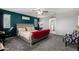 Comfortable main bedroom featuring plush carpet, and desk work area at 868 W Desert Glen Dr, San Tan Valley, AZ 85143