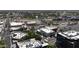 Aerial view of the city showcasing commercial buildings, nearby parks and roadways, offering a vibrant urban setting at 115 E Spur Ave, Gilbert, AZ 85296