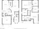 Detailed floor plan showcasing layout of the home including the kitchen, living spaces, and bedrooms at 12023 W Duane Ln, Peoria, AZ 85383