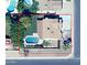 An aerial view of a single-Gathering home, featuring a private pool and lush landscaping at 16202 N 61St Ave, Glendale, AZ 85306
