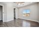 Bright bedroom featuring tile floors and desert views from the window at 1712 E Joelle Dr, Casa Grande, AZ 85122