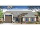 Charming single-story home with stone accents, neutral color palette, and a two-car garage at 17309 W Puget Ave, Waddell, AZ 85355