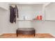 Walk-in closet with custom shelving and storage at 20283 N 273Rd Ave, Buckeye, AZ 85396