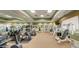 Community gym with various exercise machines including treadmills, ellipticals, and weightlifting equipment at 3301 S Goldfield Rd # 1046, Apache Junction, AZ 85119