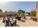 Relaxing outdoor area with comfortable seating around a fire pit, perfect for entertaining or relaxing at 38560 N Joann Way, San Tan Valley, AZ 85140