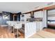Stylish kitchen with a large center island, modern appliances, and sleek cabinetry at 4422 N 75Th St # 8004, Scottsdale, AZ 85251