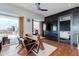 Modern office with a wooden desk, city views, and access to the main bedroom at 4422 N 75Th St # 8004, Scottsdale, AZ 85251