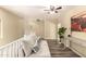 Upstairs landing area with modern decor and comfortable seating area at 4516 W Fortune Dr, Phoenix, AZ 85086