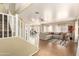Spacious living room with tile floors, neutral decor, and staircase at 4516 W Fortune Dr, Phoenix, AZ 85086