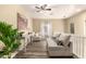 Upstairs loft area featuring comfortable seating and stylish decor at 4516 W Fortune Dr, Phoenix, AZ 85086