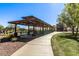 Scenic park shelter with walking paths, landscaping, and a view of the community at 4516 W Fortune Dr, Phoenix, AZ 85086