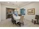 Bright dining room with natural light and outdoor access, perfect for entertaining and Gathering meals at 4822 N Barranco Dr, Litchfield Park, AZ 85340
