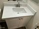 Bathroom featuring a white vanity sink with granite countertops at 6120 N 30Th Ave, Phoenix, AZ 85017