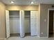 Bedroom with accordion doors, plus full size standard closet at 6120 N 30Th Ave, Phoenix, AZ 85017