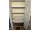 Closet featuring built-in shelving perfect for easy storage at 6120 N 30Th Ave, Phoenix, AZ 85017