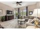 Comfortable living room with ample natural light and neutral tones at 6202 E Mckellips Rd # 183, Mesa, AZ 85215