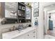 Bright bathroom with double sinks and attractive wall decor at 6219 N 22Nd Dr, Phoenix, AZ 85015