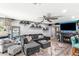 Comfortable living room featuring a fireplace, plush seating, and stylish decor elements for a cozy atmosphere at 6219 N 22Nd Dr, Phoenix, AZ 85015
