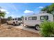 Wide driveway showcasing ample parking space with a camper and pickup truck at 1720 W Elm St, Phoenix, AZ 85015